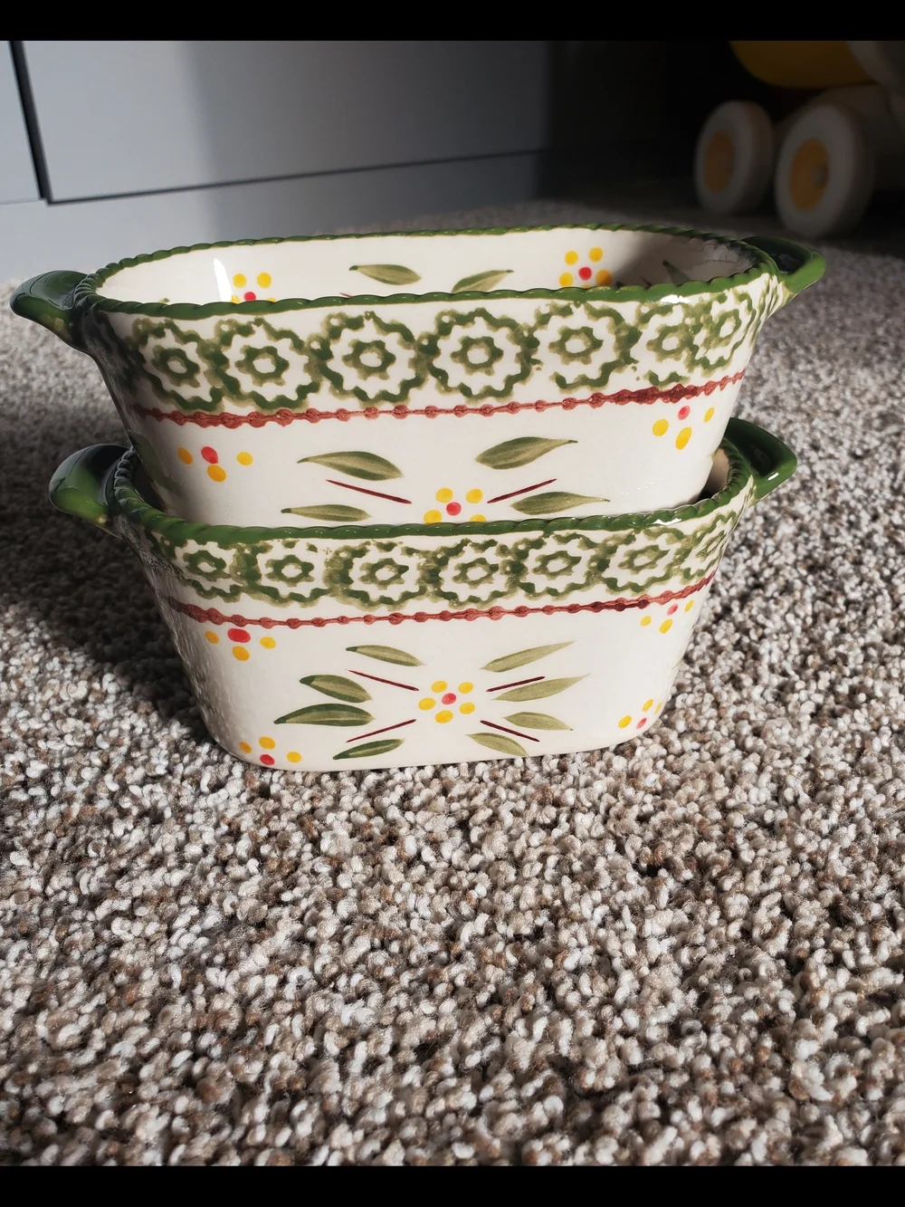 Temp-tations by Tara Old World          2 Green Mini Loaf Pans